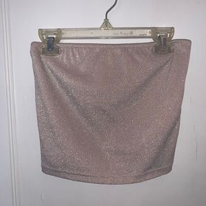 Forever 21 sparkly tube top